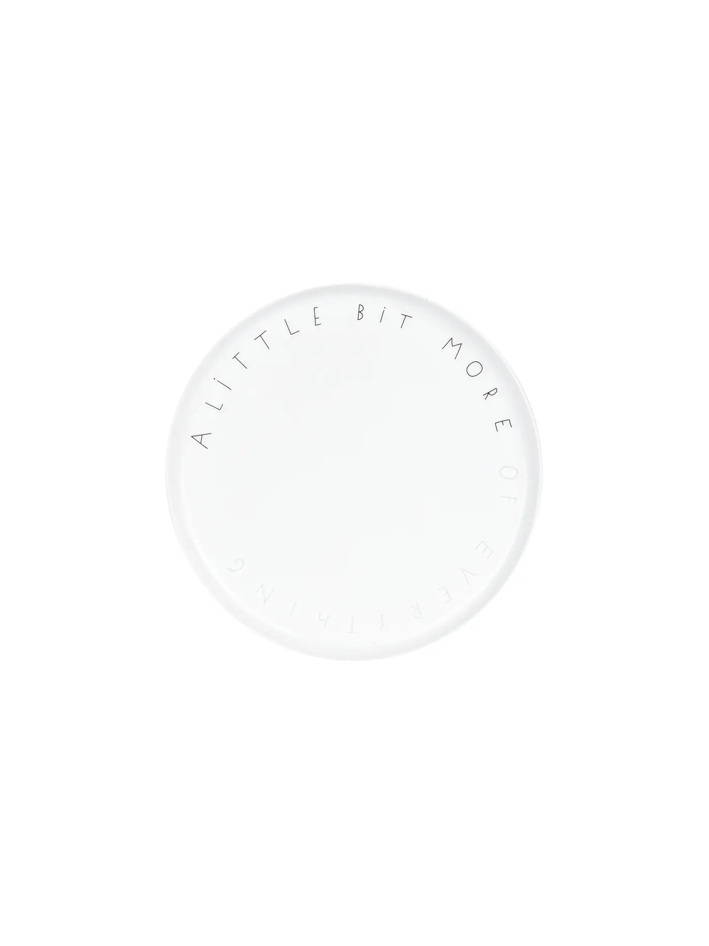 RAEDER | DINING Breakfast Teller Lebensmittelpunkt 20cm | weiss